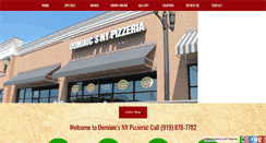 Desktop Screenshot of dominicspizza.com