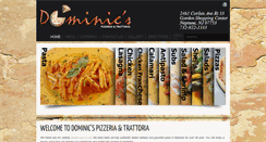 Desktop Screenshot of dominicspizza.net